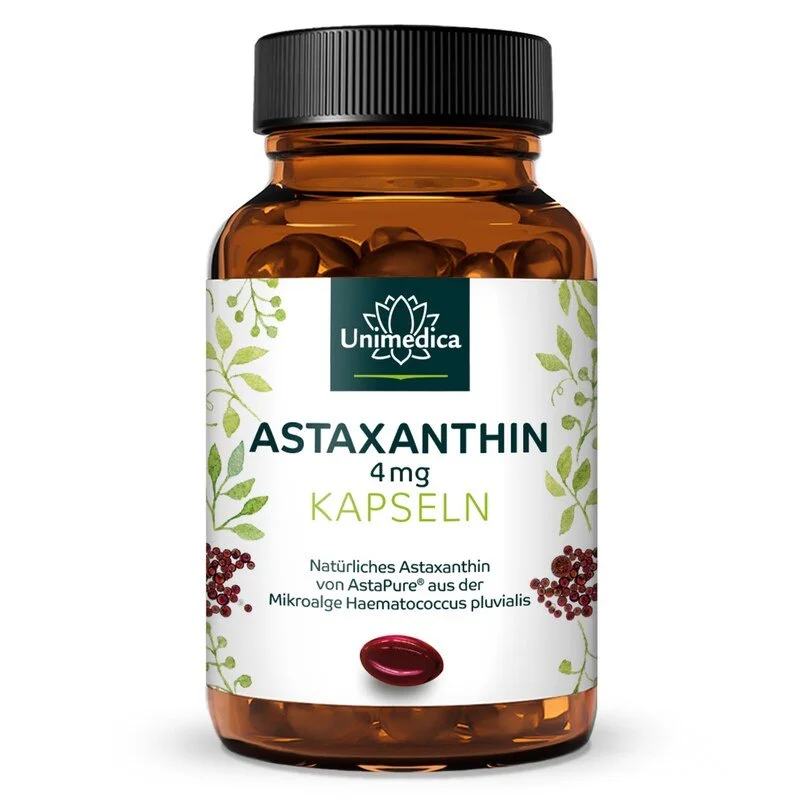 Astaxanthin - AstaPure® - 4 mg (1 Kapsel) - 60 Softgelkapseln