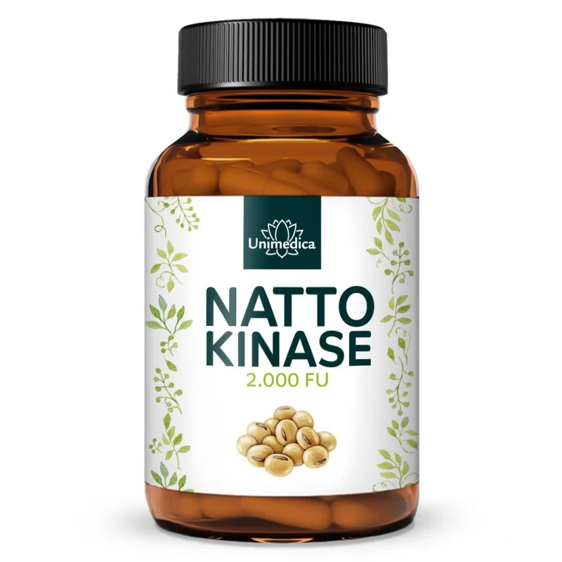 Nattokinase - 100 mg / 2000 FU pro Tagesdosis (1 Kapsel) - 180 Kapseln