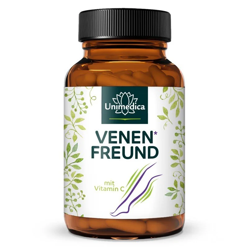 Venenfreund* - Komplex mit Vitamin C und Rutin - 120 Kapseln
