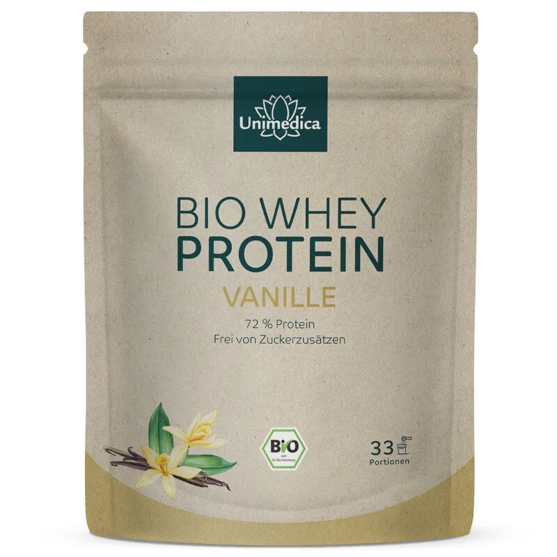 Bio Whey Protein - Vanille - 72 % Protein - 1 kg