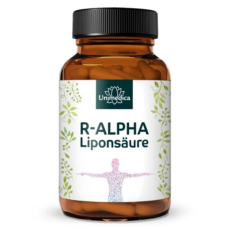 R-Alpha-Liponsäure - 150 mg pro Tagesdosis (1 Kapsel) - natürlich - vegan - 120 Kapseln