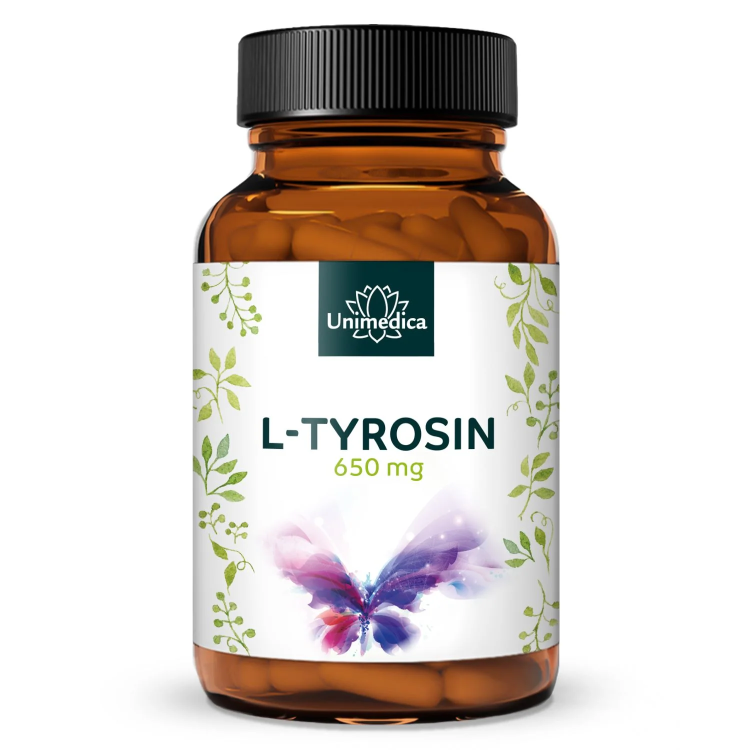 L-Tyrosin - 650 mg pro Tagesdosis - 240 Kapseln (1 Kapsel)