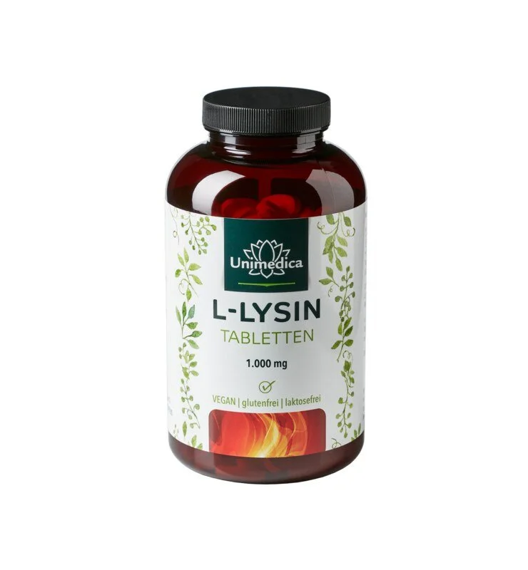 L-Lysin HCl - 2.000 mg pro Tagesdosis (2 Tabletten) - 360 Tabletten