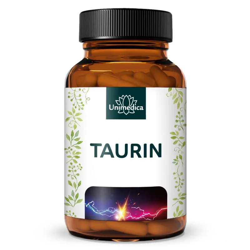 Taurin - 1.000 mg pro Tagesdosis (2 Kapseln) - 180 Kapseln