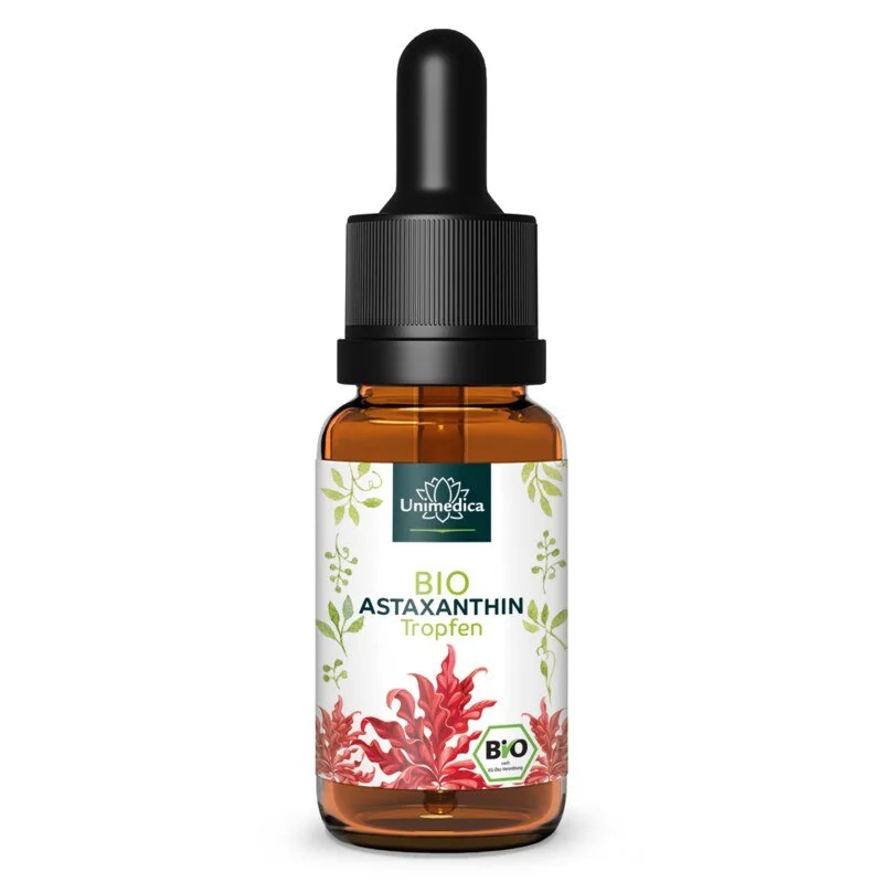 Bio Astaxanthin Tropfen - 4 mg pro Tagesdosis (10 Tropfen) - 30 ml