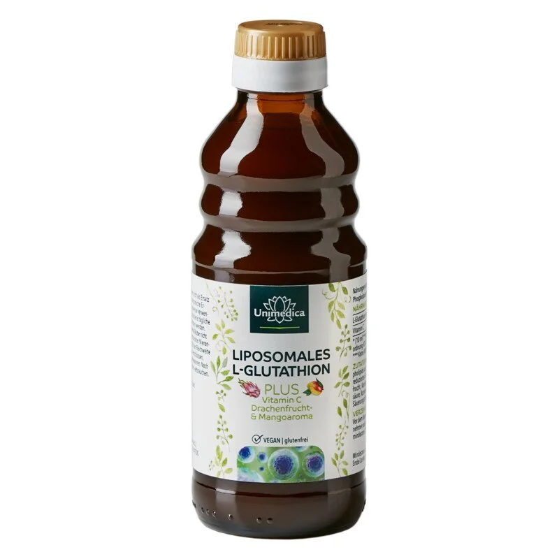 Liposomales L-Glutathion PLUS Vitamin C, Drachenfrucht- und Mangoaroma - 250 ml