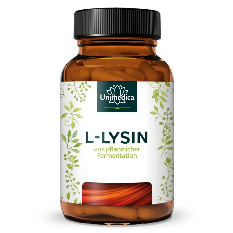 L-Lysin - 810 mg L-Lysin pro Tagesdosis (2 Kapseln) - 365 Kapseln