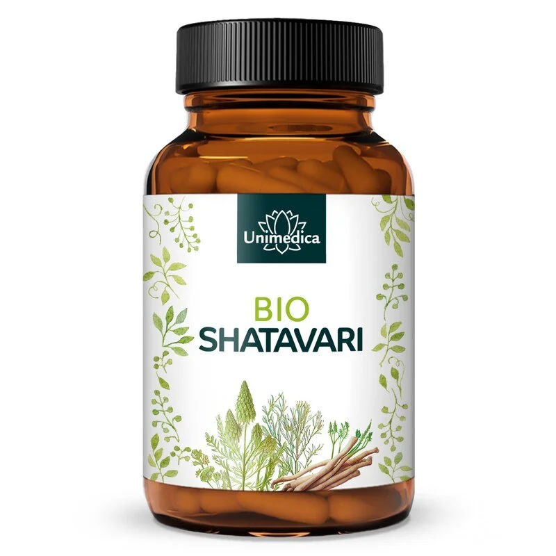 Bio Shatavari - 1.500 mg pro Tagesdosis (3 Kapseln) - 180 Kapseln