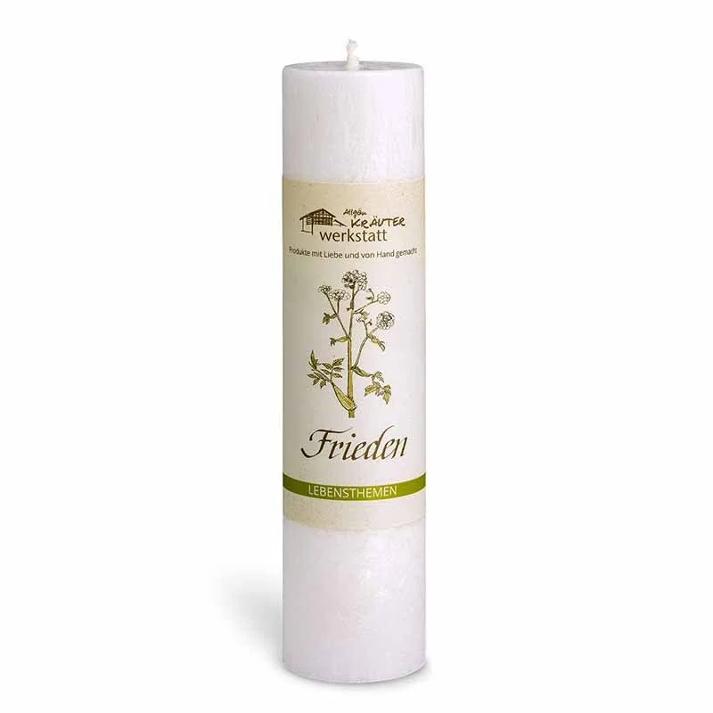Kräuter Kerze - Frieden 
