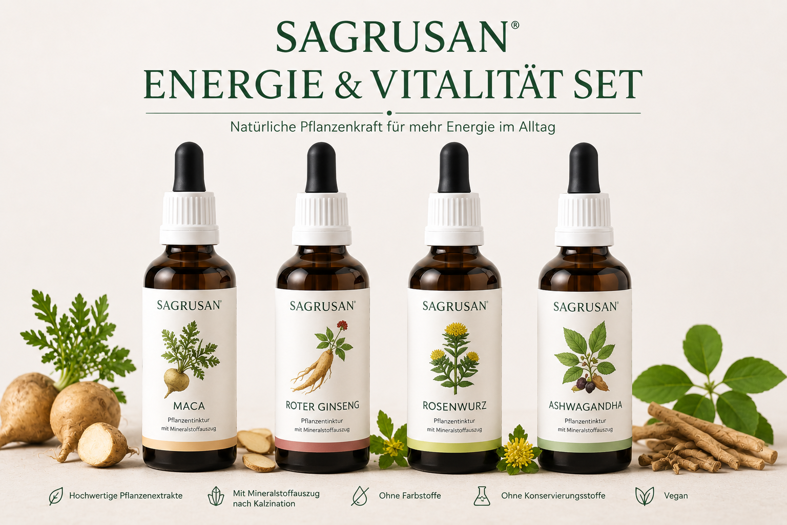 Energie und Vitalität – SAGRUSAN Pflanzenpaket