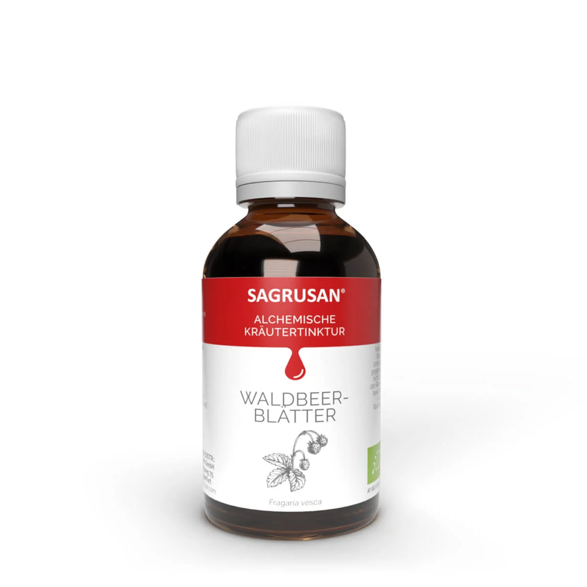 Waldbeerblätter Tinktur 50ml, Bio