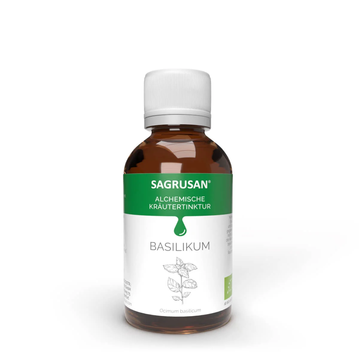 Basilikum Tinktur 50ml, Bio